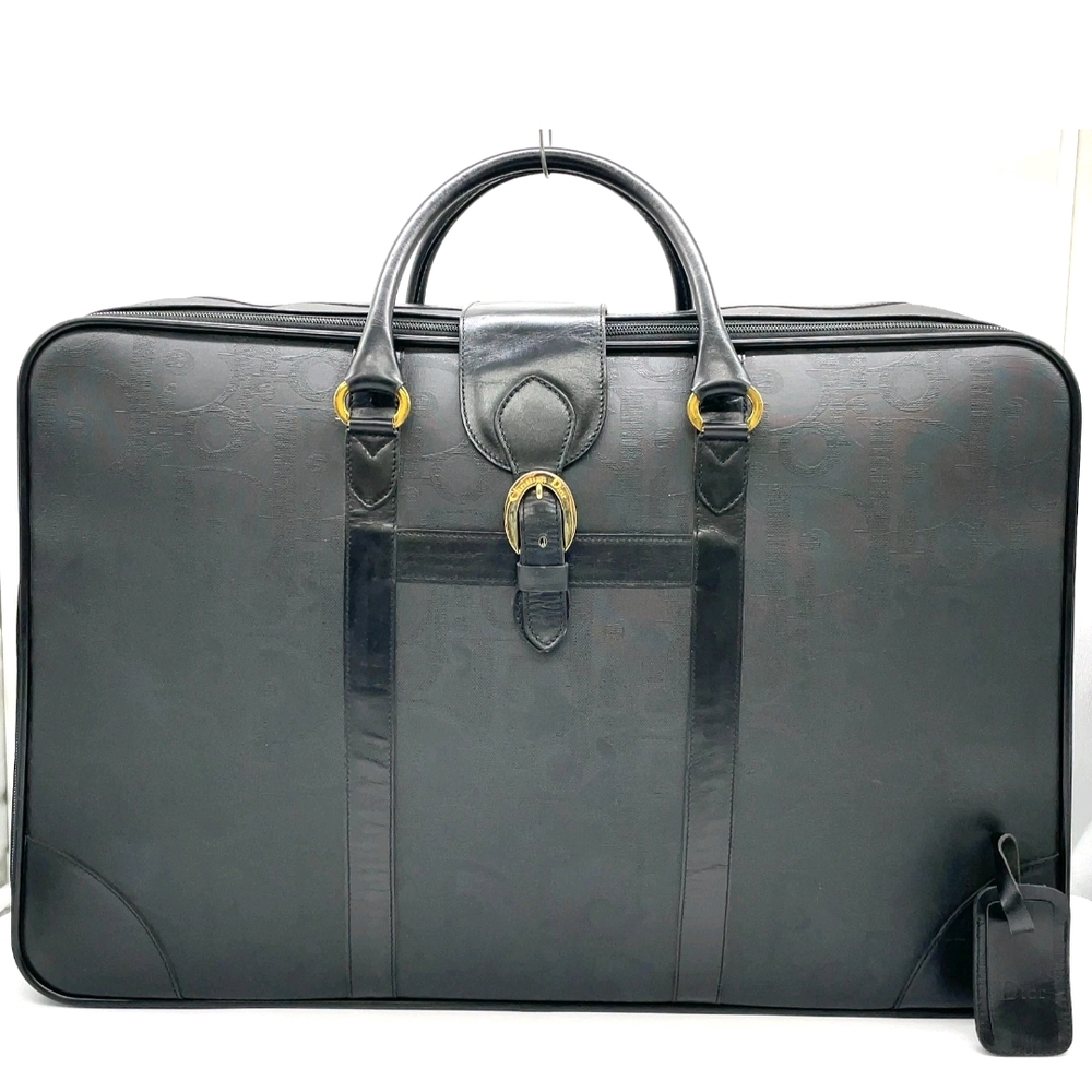 Christian  Dior Trotter all-over pattern black Trunk Case